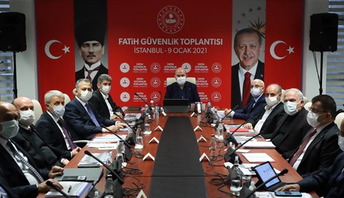 İçişleri Bakanımız Sayın Süleyman SOYLU Başkanlığında Fatih İlçe Güvenlik Toplantısı Gerçekleştirildi